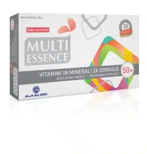 Multi Essence vitamini in minerali za odrasle 50+, 30 tablet