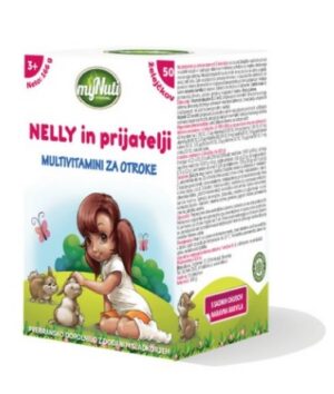 My Nuti Nelly in prijatelji - multivitamini za otroke 3+, želejčki