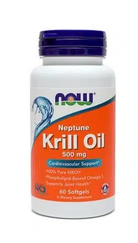 NOW Neptunovo krilovo olje 500 mg, kapsule