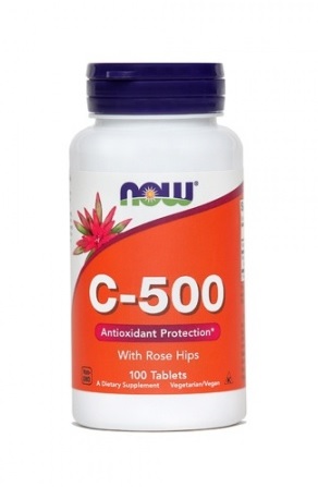 NOW Vitamin C-500, tablete