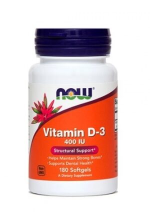 NOW Vitamin D-3 400 IE, kapsule