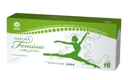 Natura Femina Organic, tamponi super