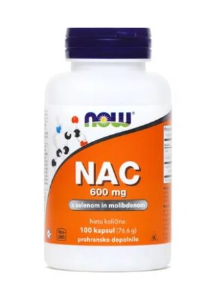 Now NAC 600 mg, 100 kapsul