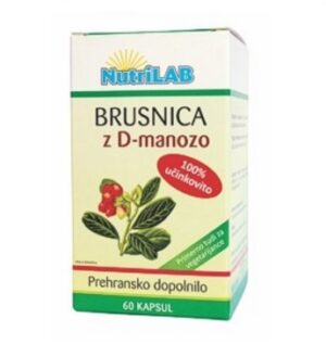 Nutrilab Brusnica D-manoza, kapsule