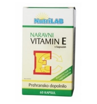Nutrilab Naravni vitamin E, kapsule Nutrilab Naravni vitamin E, kapsule