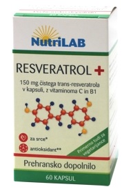 Nutrilab Resveratrol Plus, 60 kapsul