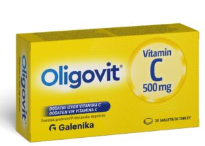 Oligovit Vitamin C 500 mg, 30 tablet