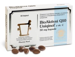 Pharma Nord BioAktivni Q10 Uniqinol z vit. C, 60 kapsul