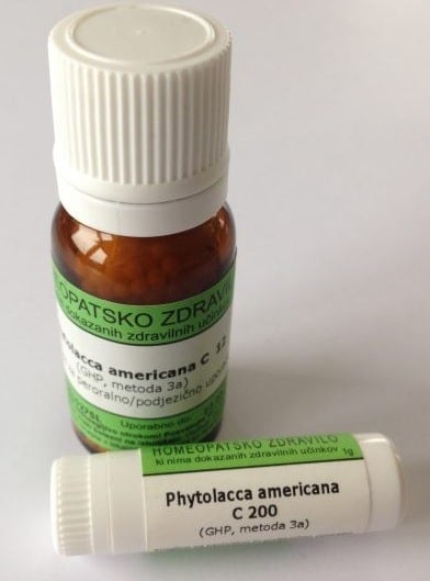 Phytolacca americana C200, kroglice - 1 g