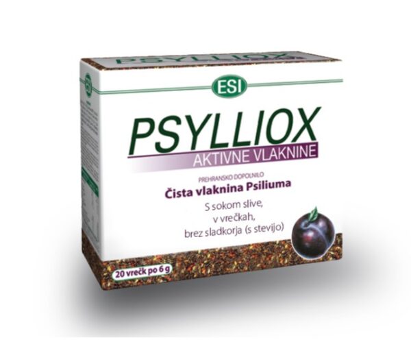 Psylliox aktivne vlaknine - 20 vrečk po 6 g