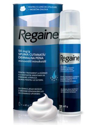 Regaine, 50 mg/g dermalna pena