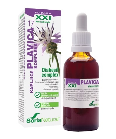 Soria Natural Plavica kompleks XXI, kapljice brez alkohola
