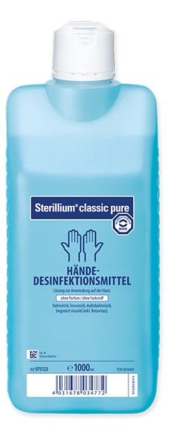 Sterillium Classic Pure, dezinfekcijsko sredstvo za roke - 1 l