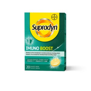 Supradyn Imuno Boost Vitamin C + Vitamin D + Cink, 20 šumečih tablet