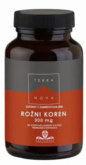 Terranova Rožni koren 300 mg, kapsule