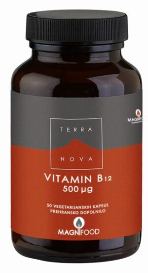 Terranova Vitamin B12 500µg, kapsule