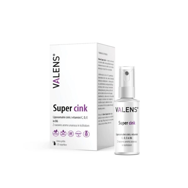 Valens Super Cink ustno pršilo, 25 ml