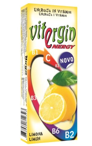 Vitergin Energy, vitaminski bonbon - limona