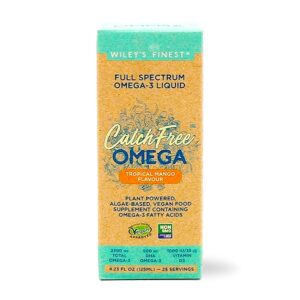 Wiley's Finest Bold Full Spectrum Omega-3 tekočina, 125 ml 