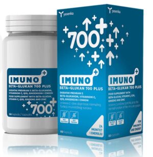 Yasenka Imuno Beta-glukan 700 plus, 60 kapsul