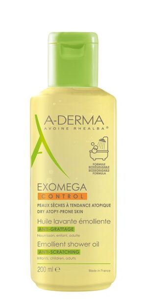 A-Derma Exomega Control, emolientno čistilno olje - 200 ml