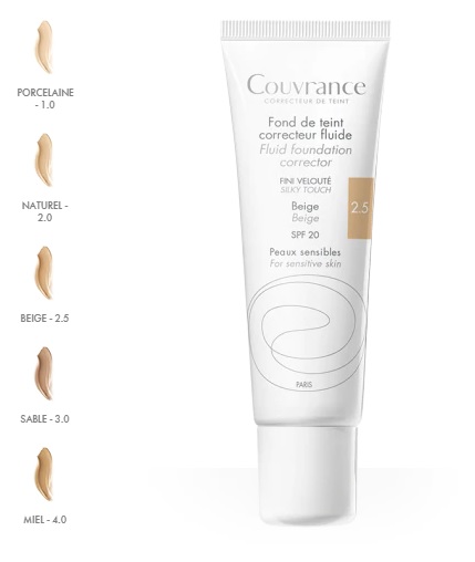 Avene Couvrance, tekoči puder - 3.0 Sable