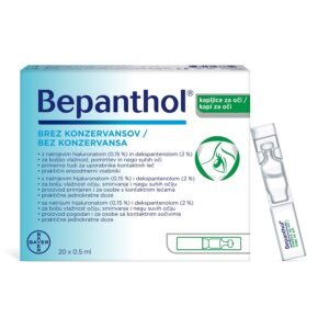 Bepanthol, kapljice za oči