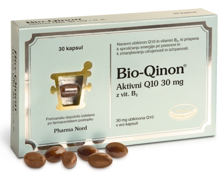 Pharma Nord Bio-Qinon Aktivni Q10 z vit. B2 - 60 kapsul