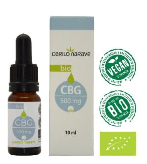 BIO CBG kapljice 500 mg 5%, 10 ml