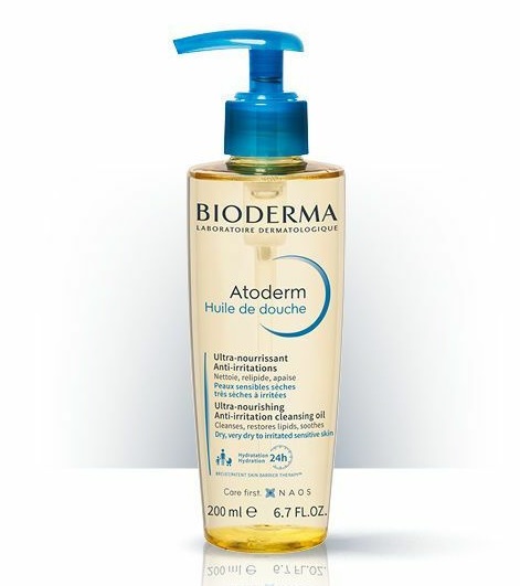 Bioderma Atoderm, hranilno olje za tuširanje