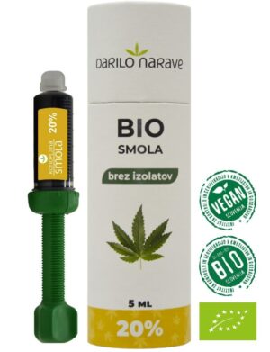 BIO konopljina smola 20%, 5 ml