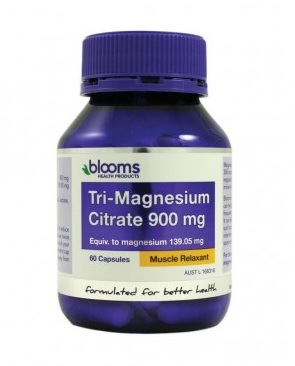 Blooms Tri-Magnezijev citrat 900 mg, kapsule