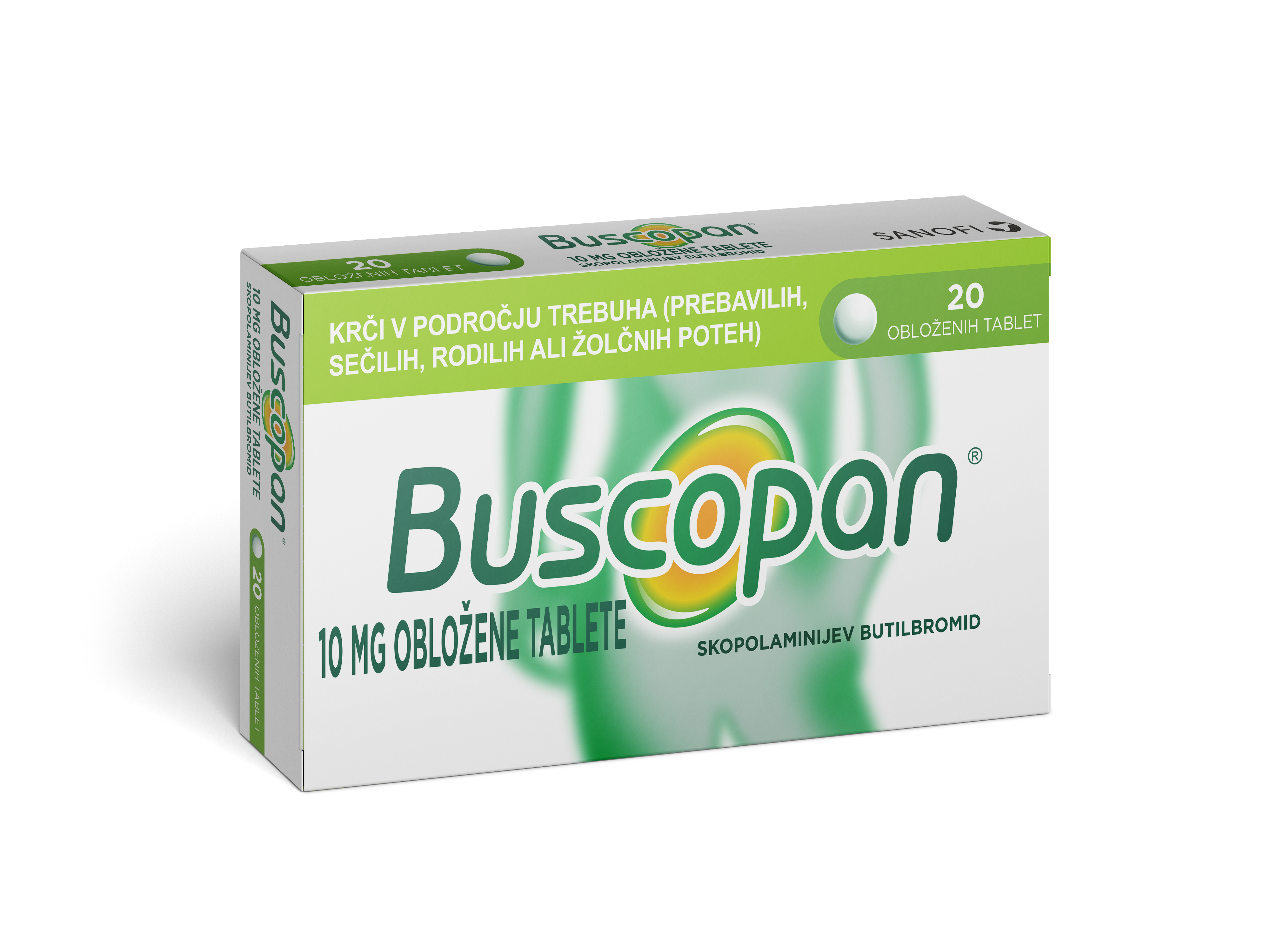 Buscopan 10 mg, obložene tablete