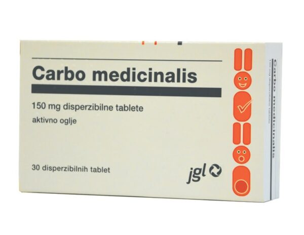 Carbo medicinalis, disperzibilne tablete