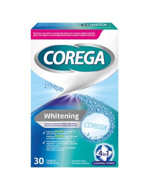 Corega Whitening, tablete za čiščenje proteze