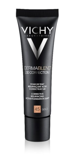 Vichy Dermablend 3D Correction, korektivni puder za mastno kožo nagnjeno k aknam - 45