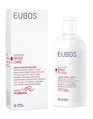 Eubos, odišavljena čistilna emulzija brez mila za telo- 200 ml