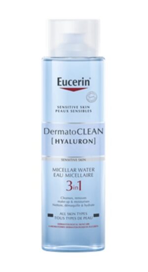 Eucerin Dermatoclean Hyaluron, čistilni fluid 3 v 1 - 400 ml