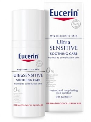 Eucerin Ultra Sensitive, fluid za normalno do mešano kožo