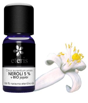 Eteris, eterično olje Neroli 5% v BIO jojobi