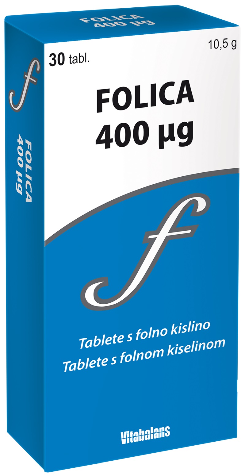 Folica 400 mcg, tablete Folica 400 mcg, tablete