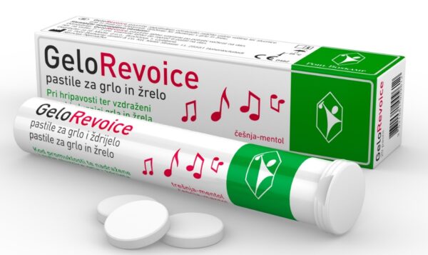 GeloRevoice, pastile za grlo češnja/mentol