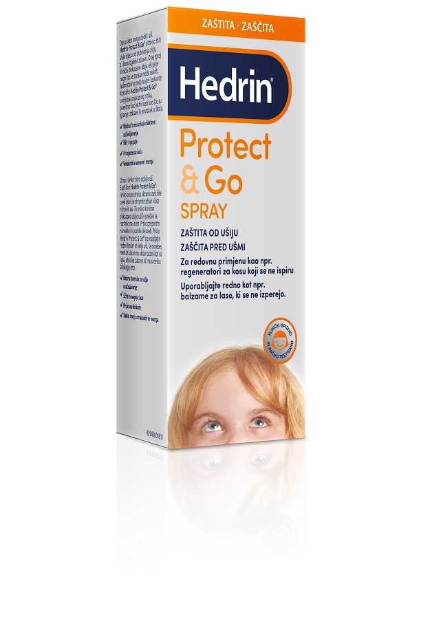 Hedrin Protect   Go, pršilo za zaščito pred ušmi