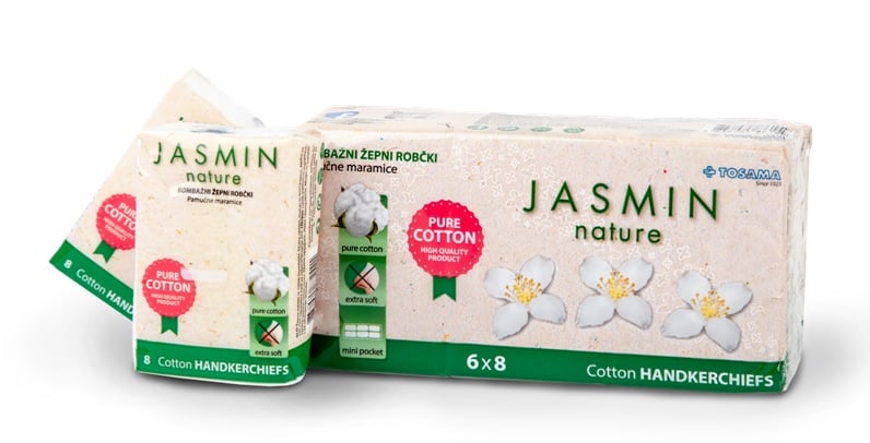Jasmin nature, bombažni robčki Jasmin nature, bombažni robčki