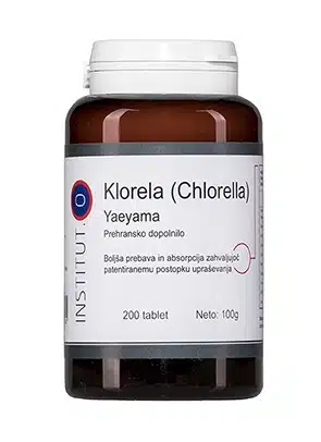 Klorela Yaeyama modrozelena alga, 200 tablet