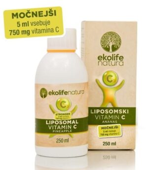 Ekolife Natura, Liposomski vitamin C -  okus ananas