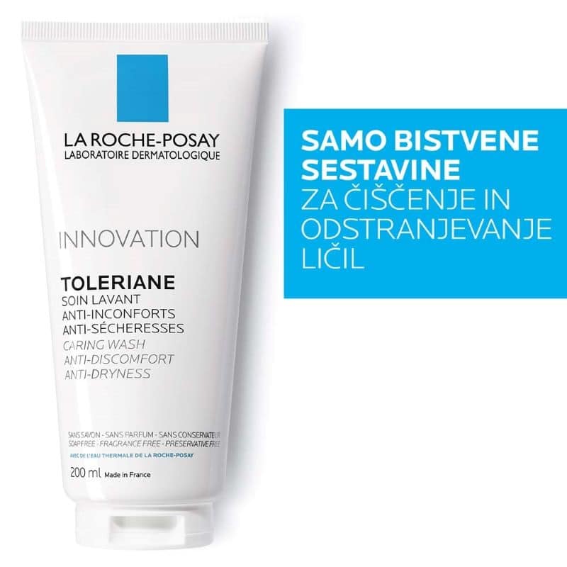 LRP Toleriane, negovalni gel za umivanje obraza - 200 ml