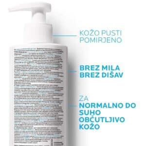 LRP Toleriane, negovalni gel za umivanje obraza - 400 ml