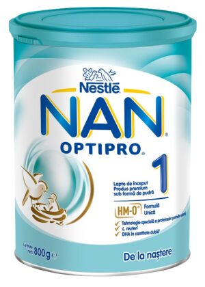 Nan Optipro 1, začetno mleko za dojenčke od rojstva dalje - 800g