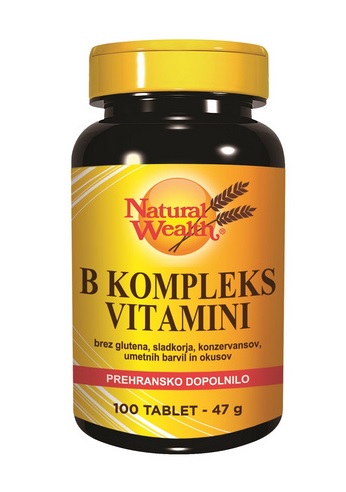 Natural Wealth B Kompleks vitamini, tablete